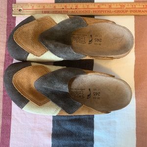 Birkis suede women’s mules/ clogs